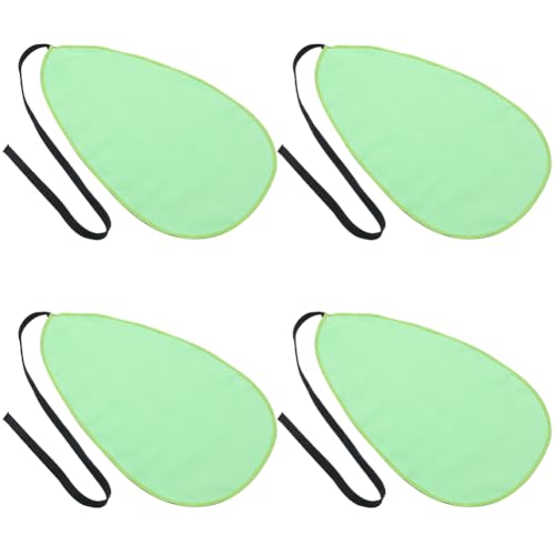 GORGECRAFT 4Pcs Clarinet Cleaning Swab Bulk Green Fibre Teardrop Pull Through Instrument Silk Clean Cloth Cleaner with Weighted String for Inside Tube of Clarinet Piccolo Flute Sax Saxophone