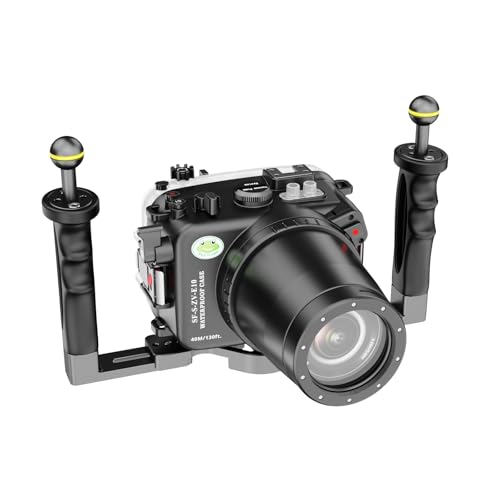 Ficha técnica Sea frogs Carcasa impermeable de buceo para cámara subacuática de 40 m para Sony ZV-E10 - Fernando Cortés Ficha técnica Sea frogs Carcasa impermeable de buceo para cámara subacuática de 40 m para Sony ZV-E10 - Fernando Cortés