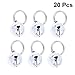 YARNOW 20Pcs Bells for Cats and Dogs Durable Metal Accessories with Quick Release Buckle for Daily Use and Tracking Pets