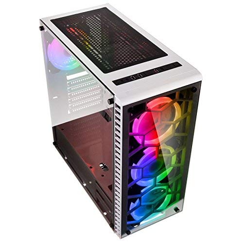 OBSERVATORY WHITE Midi Tower Noir, Blanc - Case PC - Immagine 3