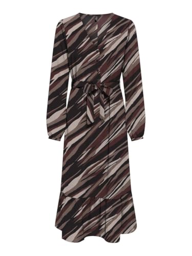 ONLY Damen Onlnova Life Vis Amy Long Dress Kleid, Evergreen/AOP:594 Chic Paisley, L