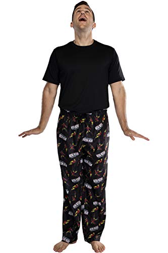 Marvel Men's Iron Man Retro Comic Allover Print Loungewear Pajama Pants3