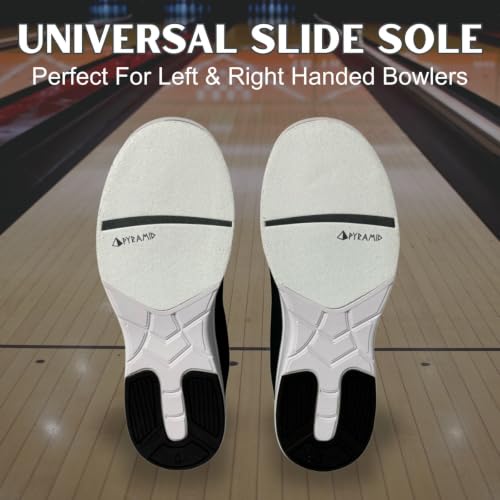 Image of Pyramid Men's Path Lite Seamless Mesh Bowling Shoes - Lightweight Seamless Design, Athletic Fit, Breathable Knit Upper, Universal Slide Soles