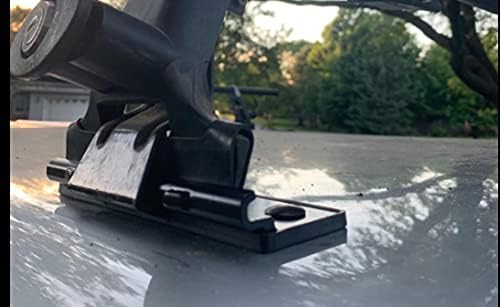 Vista 5 de 542 Raingutters artificiales para portaequipajes de techo, compatible con Thule 300, 387 y 953 pies de canalón (paquete de 4)