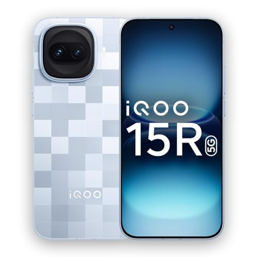 iQOO 15R (Triumph Silver, 12GB RAM, 256GB Storage) | Fastest Snap...