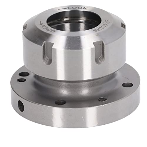 Collet Chuck ER40 Collet Lathe Chuck Carbon Steel Compact Replacement 80 mm Diameter for CNC Milling Machine