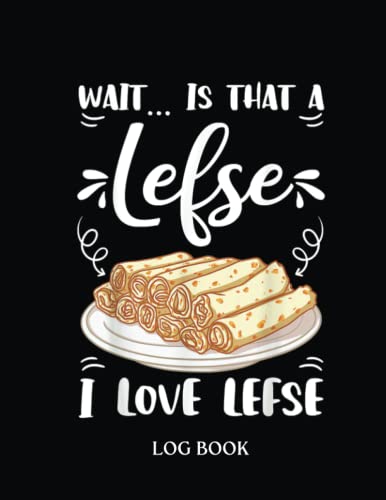 Recipe Logbook: Lefse Norwegian Bread Recipe Maker Flatbread Rolling 412 Pages 8,5 X 11"' Recipe Log Book Tracker | Best Gift For Cooking Lover. #TOP27