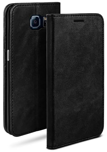 Étui Samsung Galaxy S6 folio noir moex avec porte-carte et support