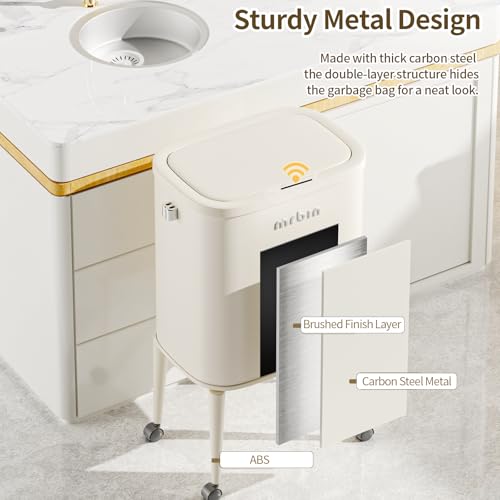 Motion Sensor Trash Can Stainless Steel