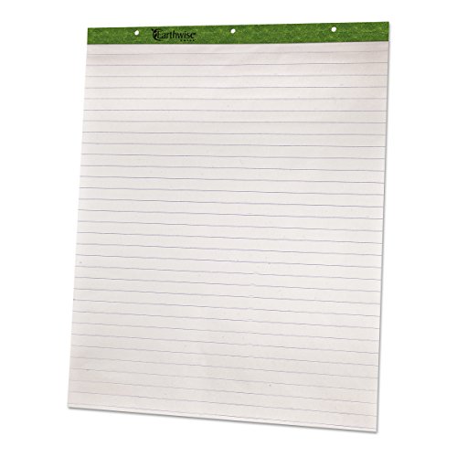 Ampad 24034 Flip Charts, 1 Ruled, 27 x 34, White, 50 Sheets (Pack of 2)