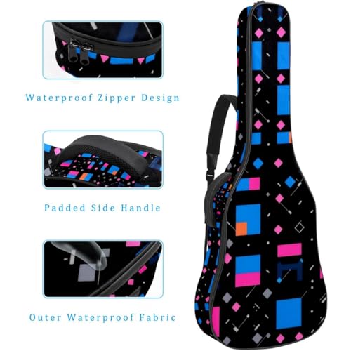 Housse guitare acoustique 101,6 cm imperméable sac géométrique - 4