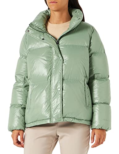 GANT Damen D1. Cropped DOWN Jacket, Kalamata Green, XL