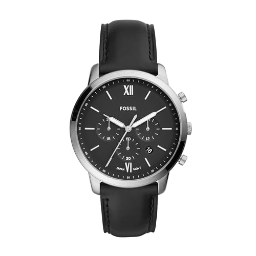 Fossil Neutra Watch for Men, Quartz Chronograph movement with Leather Strap
