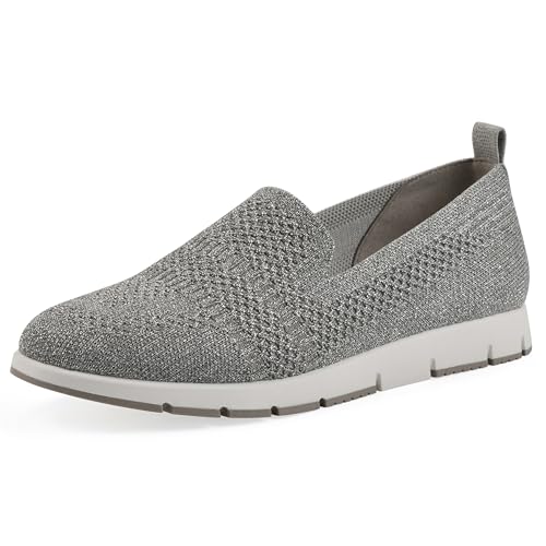 CLIFFS BY WHITE MOUNTAIN Women's Garren Knit Slip-On Sneaker