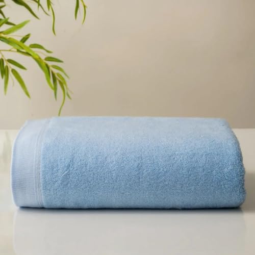 Image of Spread Spain Bamboo Towels for Bath, Towels for Bath Large Size, Bamboo Bath Towel High Absorbent & Soft, 360 GSM, 4pc Set Bath Towel for Men /Women
