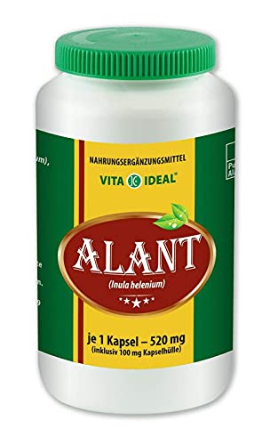 VITAIDEAL ® Alant-wortel (inula helenium) 2 x 360 capsules van 520 mg, van puur natuurlijke kruiden, zonder additieven… - Image 4