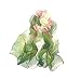 MELODY STORY Unique Print Silk Feeling Scarf For Women 63x20 Inches(green)