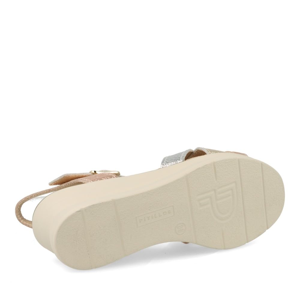 Pitillos - Pitillos 11060 Sandalia Metalizada EN Tonos Oro DE Piel para: Mujer