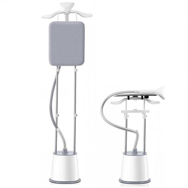 Image of Portable Garment Steamer 2000W with Adjustable Hanger Stand, Fast Heat-Up Clothes Steamer, Large Water Tank, Wrinkle Remover for Dresses, Shirts, Curtains and Fabrics and Home Use