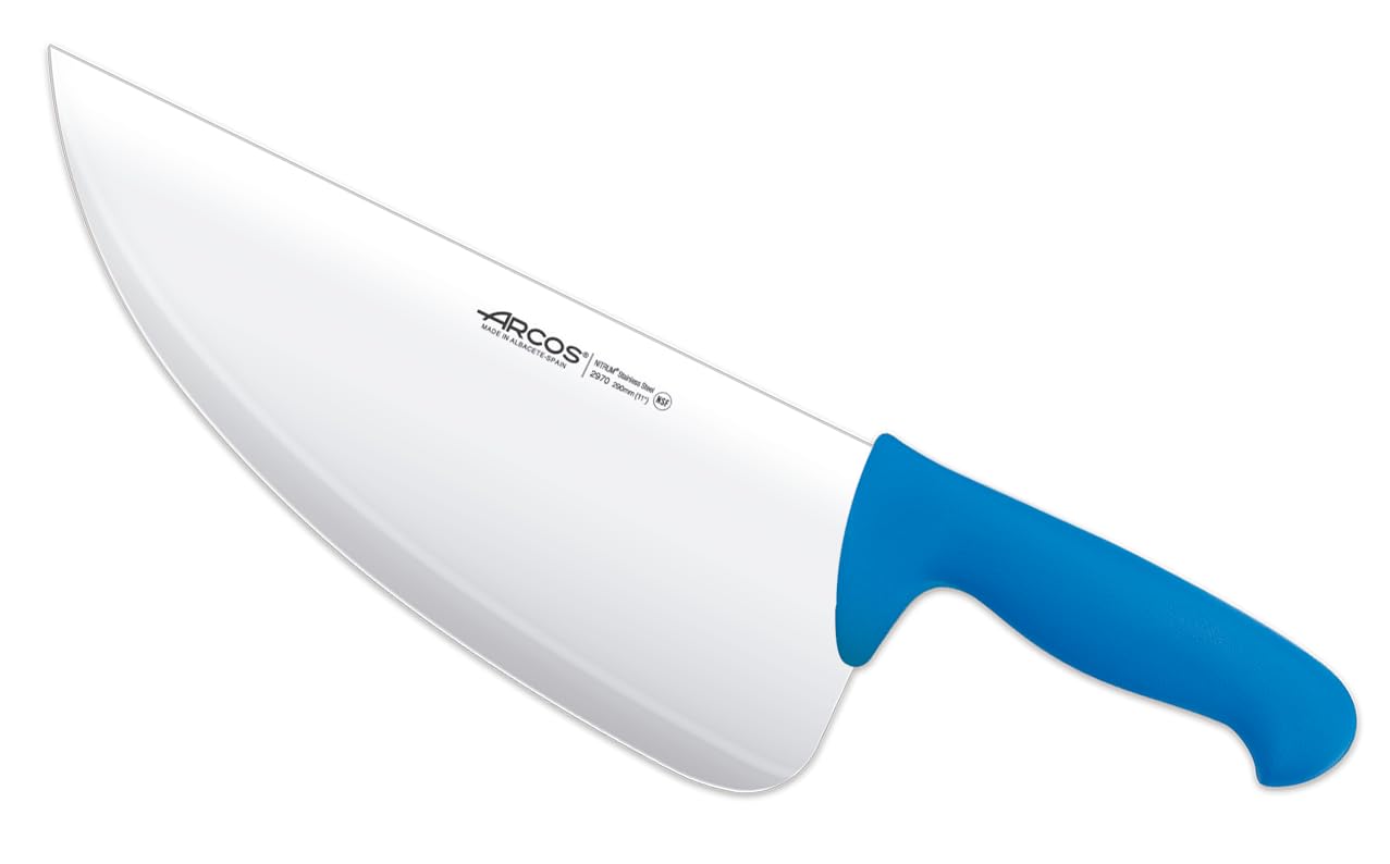 Arcos Cuchillo para pescadería laerie 2900 - Hoja Acero Inoxidable Nitrum, mango polipropileno azul, plateado, codificado por colores para la higiene - Tamaño.