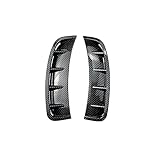 TOTMOX Car Front Wheel ABS Air Vent Hood Fender, Car Air Vent Hood, Front Wheel Arch Eyebrow Cover/or, Side Fender Compatible with Mercedes Benz, Carbon Fiber