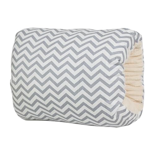 Almohadas de lactancia, almohada acogedora para cuna, almohadas de lactancia para lactancia, cojín grueso de algodón para dormir del bebé, lactancia materna, ayuda para alimentar con biberón,