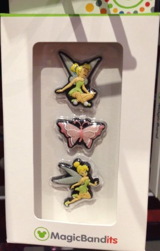 Disney Parks Tinkerbell Magic Band Bandits Set of 3 Charms NEW