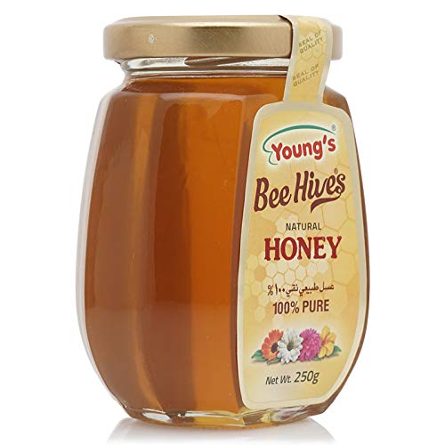 Young's Bee Hives Natural Honey, 250 gm