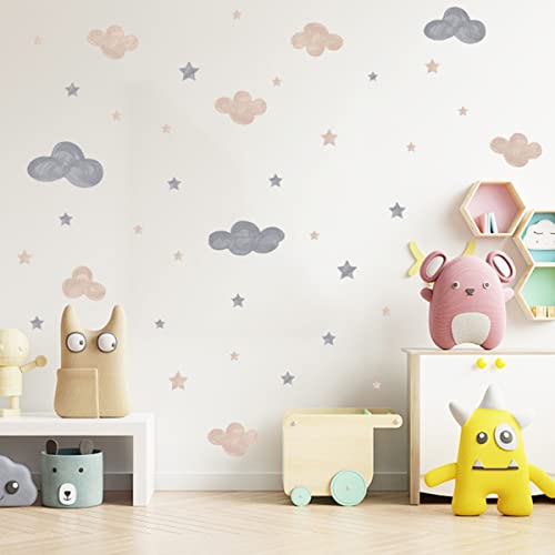 Clouds Wall Stickers, Cute Clouds Wall Decals For Little Girls Bedroom Nursery Kids Room Classroom Daycare And Party Decoration #TOP3