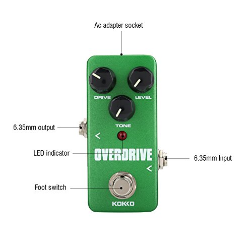 KEYREN Guitare pédale, FOD3 Bonne qualité en Alliage d’aluminium Mini Overdrive Pédale Effet 6.35mm Jack pour Guitares - Les Beatles, Paul McCartney, John Lennon, RIngo Starr, George Harrison KEYREN Guitare pédale, FOD3 Bonne qualité en Alliage d'aluminium Mini Overdrive Pédale Effet 6.35mm Jack pour Guitares – Image 7