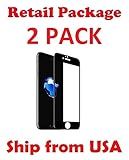 iPhone 7/8 Full Cover glass Screen Protector, eTECH Collection [2 Pack] Full Coverage Tempered Glass...