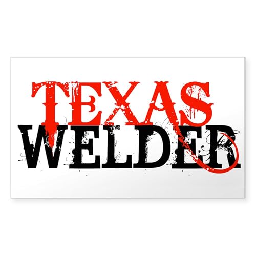 CafePress Texas Welder Rectangle Sticker Rectangle Bumper Sticker Car Decal