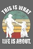 motocross father and son enduro dirt bike daddy supercross: premium matte cover design, 116 pages, size 6 x 9in