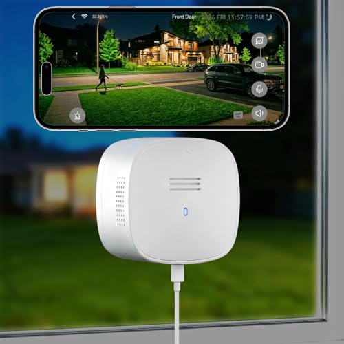 3K 5MP Window Camera SpectraVivid AI Color Night Vision Window Cameras for Home Security 2.4G&5G WiFi Person & Motion Detection Siren Two-Way Audio 24/7 Recording Easy Quick Install Indoor Glass