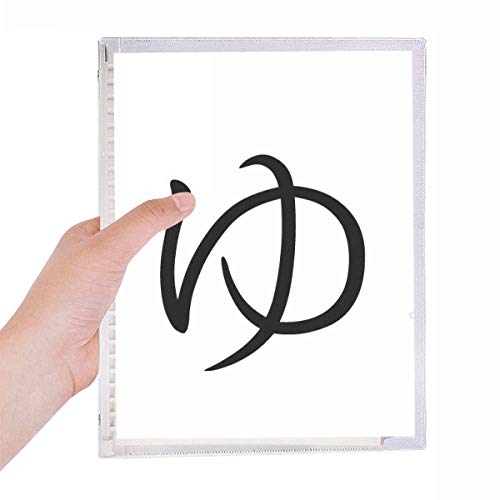Carnet de notes japonais Hiragana à spirale rechargeable pour étudiant et bureau A5