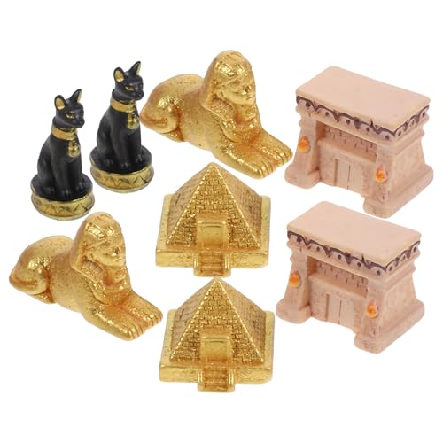 Gadpiparty 8 Stück Teiliges Ägyptisches Miniatur Figuren Set aus...