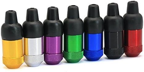 JCXCO Innovative Metal Spoon Portable Creative Herb Mini Snuff Bottle 3PCS