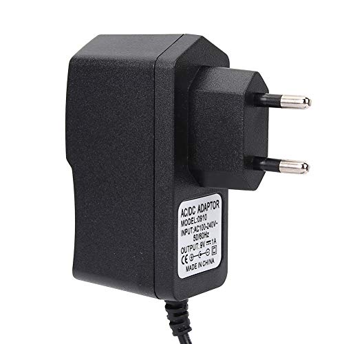 Uniwersalny Zasilacz AC DC 100-240V do 9V 1000mA Gitara Elektryczna Pojedynczy pedał Efektorowy Zasilacz z Kablem do Klawiatur Elektrycznych Wzmacniacz Fortepianowy