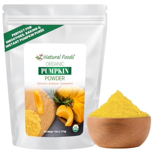 Z Natural Foods Organic Pumpkin Powder - Vegan & Gluten-Free, 5 lb