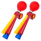 ROMISBABA 2 Stück Fahrradhupe aus Langlebigem und Harz Klassische Luft Horn mit...