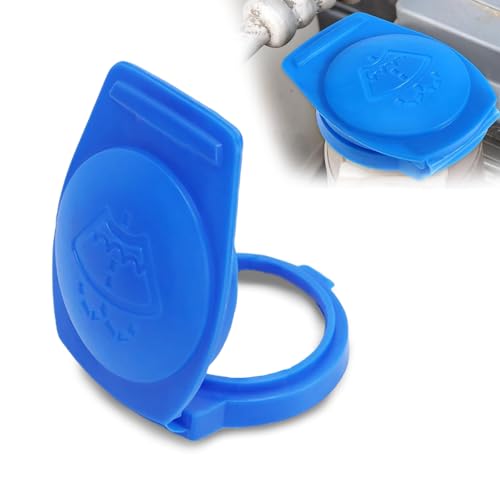 LPZMPZ Tapa para depósito de limpiaparabrisas 3Q0955455 compatible con VW Passat Polo Golf Tiguan Touran, Audi, Skoda, Seat, Porsche, depósito de agua de lavado, tapa de limpiaparabrisas, accesorios