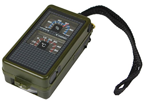Mil-Tec 10 Functions Map Compass Schwarz Einheitsgröße