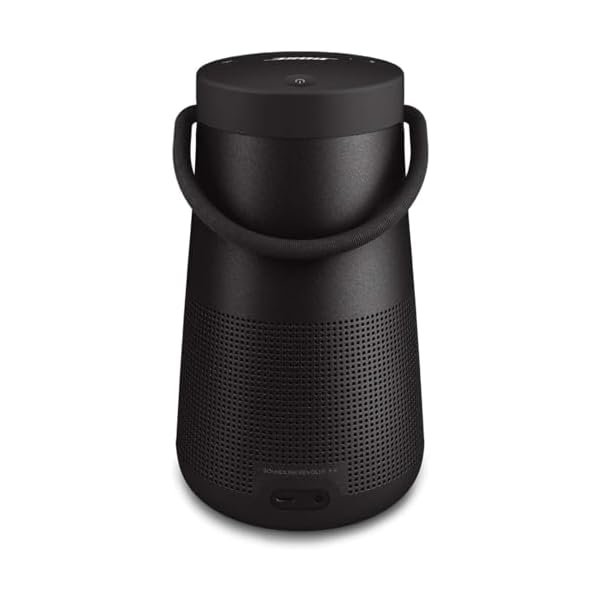 Bose SoundLink Revolve+ (Series II) Bluetooth Speaker, Portable Speaker with Microphone, Wireless Water Resistant Travel Speaker with 360 Degree Sound, Long Lasting Battery and Handle, Black - Image 4