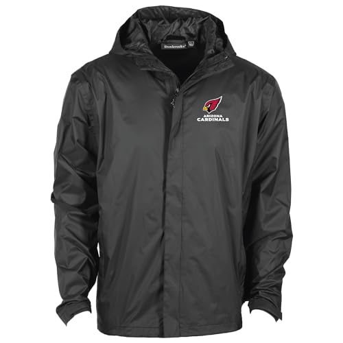 Image of Dunbrooke Men's NFL Tropic Waterproof Packable Full-Zip Hoodie Jacket