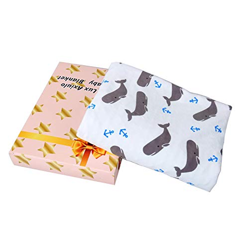 Lux Axiulo Unisex Baby Blanket for Toddler, Newborn, Infant, Boys, Girls, Soft Sherpa Plush Blanket for Crib Stroller Nap, Fuzzy Warm Cozy Fleece, Cotton Receiving Blankets (30