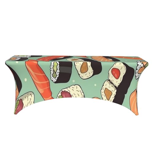 Nappe en élasthanne lavable ajustée pour buffet et banquet de 1,8 m