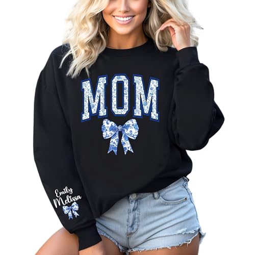 Personalized Mom Sweatshirt, Custom Mom Shirt, Gift for Mama, Gift for New Mother, Mama Sweater
