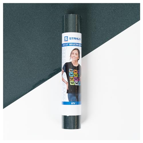 Stahls’ Sparkling Reflective HTV 12"x3ft Navy