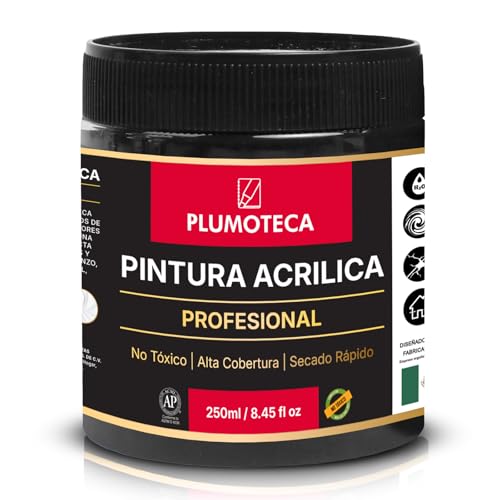 Opiniones y reviews de Pintura para Ropa Negra los más recomendados. 43 PLUMOTECA Pintura Acrílica 250ml / 500ml Para Tela, Lona y Tenis Fórmula Flexible y Duradera que No se Agrietará, Alta Cobertura, Secado Rápido Lienzo, Ropa, Madera, Cerámica,...