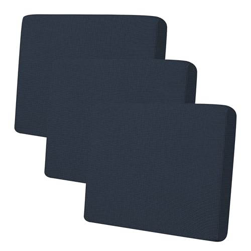 Image of Easy-Going Stretch 3 Pieces Oversized Couch Cushion Cover for Sofa Seat